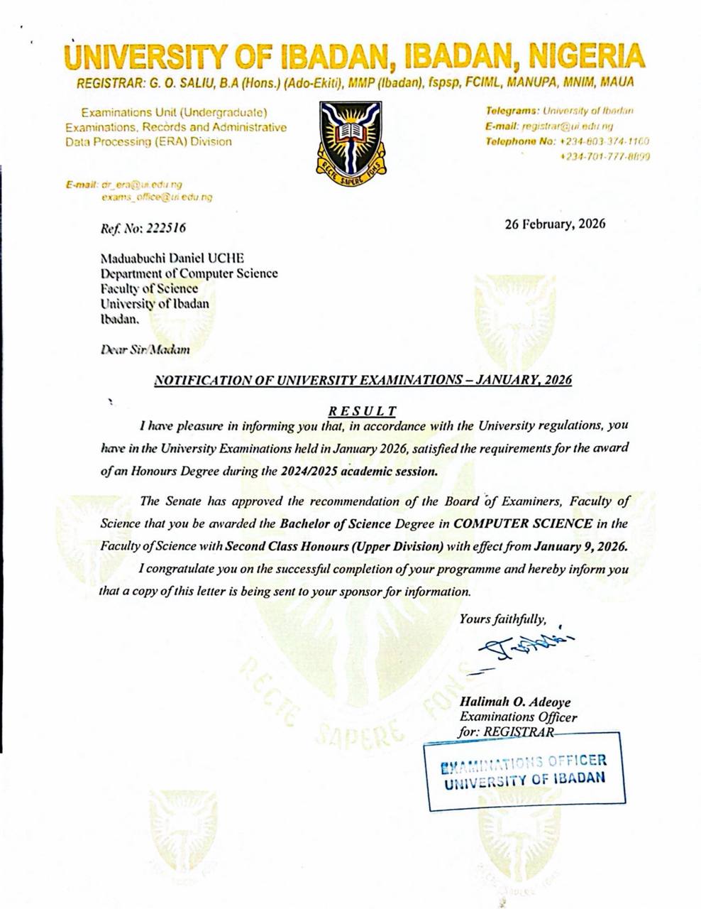 B.Sc. Computer Science Certificate